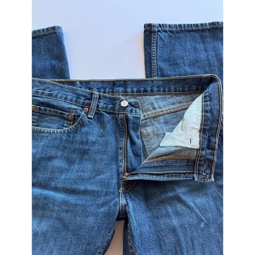 Levis 559 Jeans‎ Mens 34x30 Blue Relaxed Straight Mid Rise Dark Wash Denim